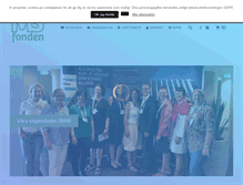 Tablet Screenshot of msfonden.se
